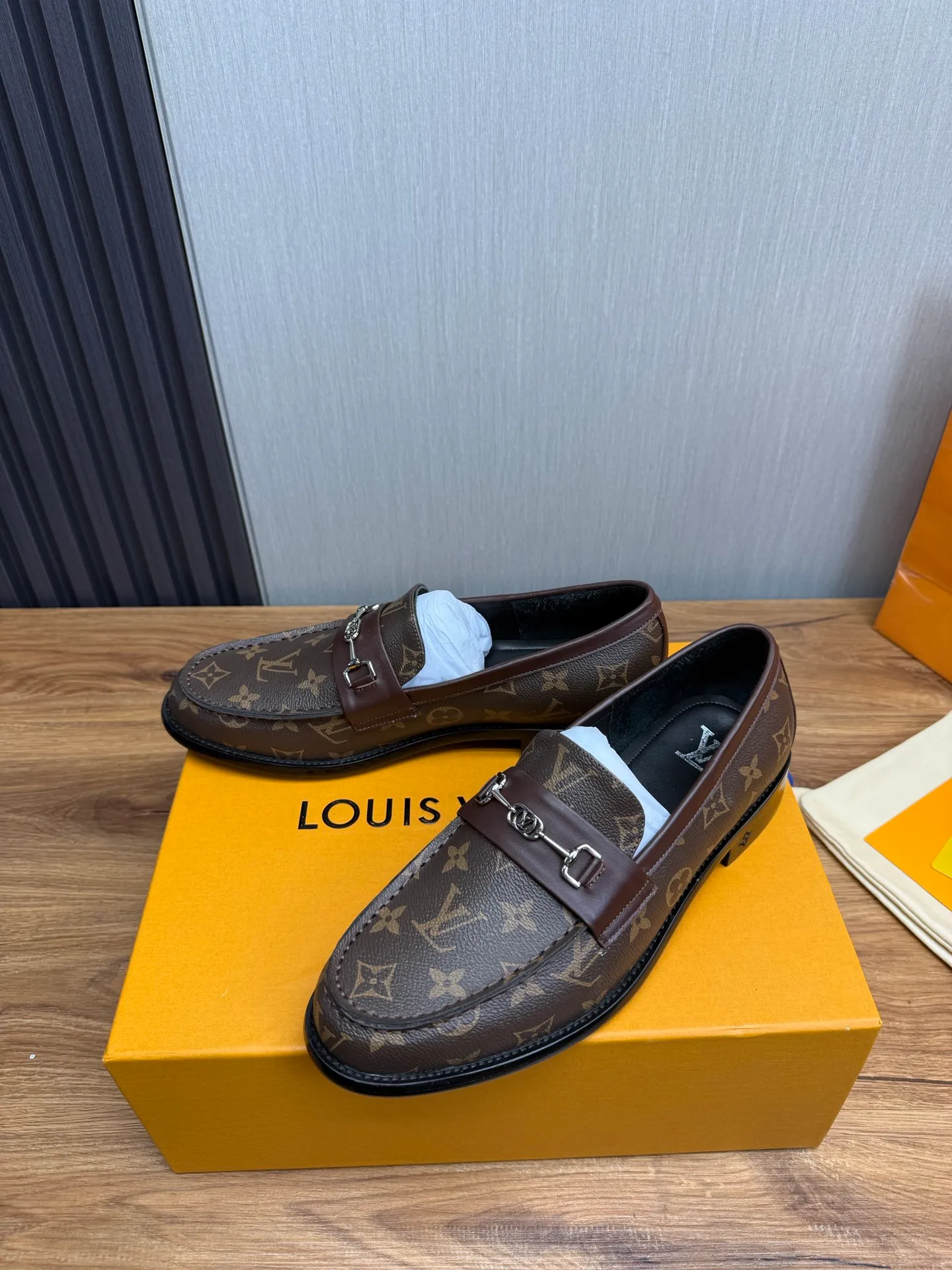 Factory 660💰 LV. Men's business casual leather shoes, all made of imported original brand leather, just to create a more comfortable wearing experience, original non-slip and wear-resistant outsole ✔️16-45 (38.45 non-returnable)